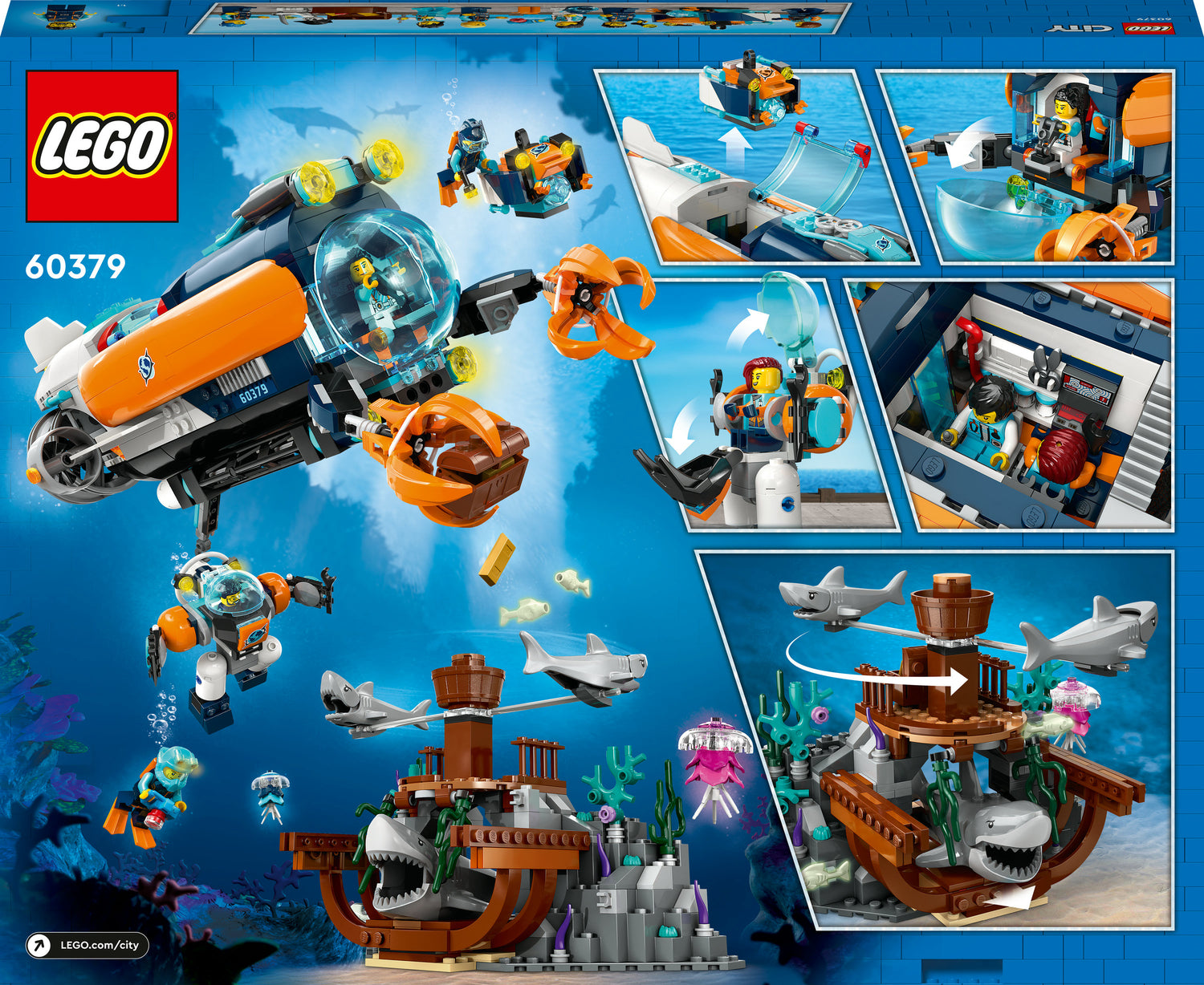 LEGO City Deep-Sea Explorer Submarine Toy