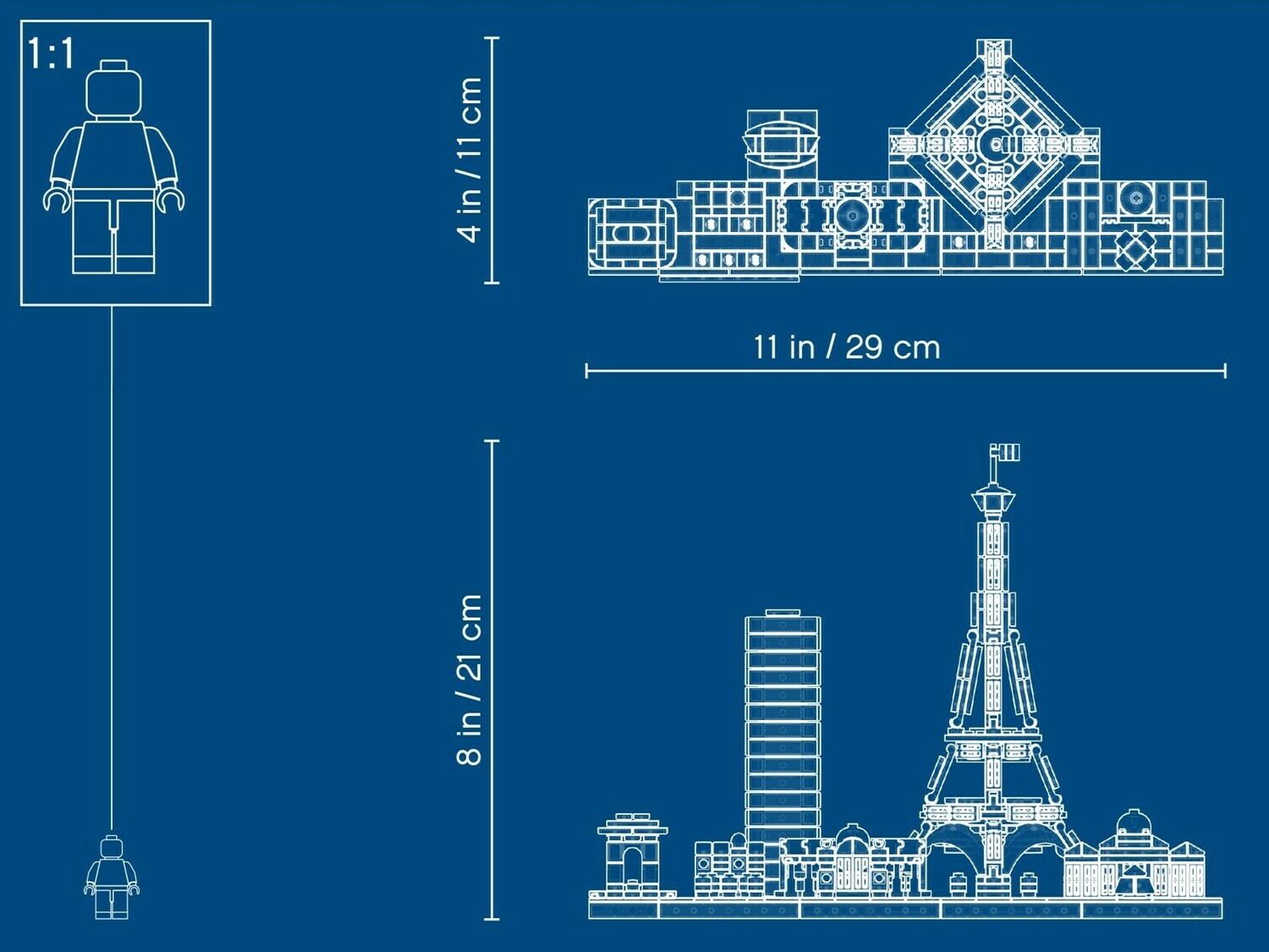 LEGO® 21044 Paris France Architecture