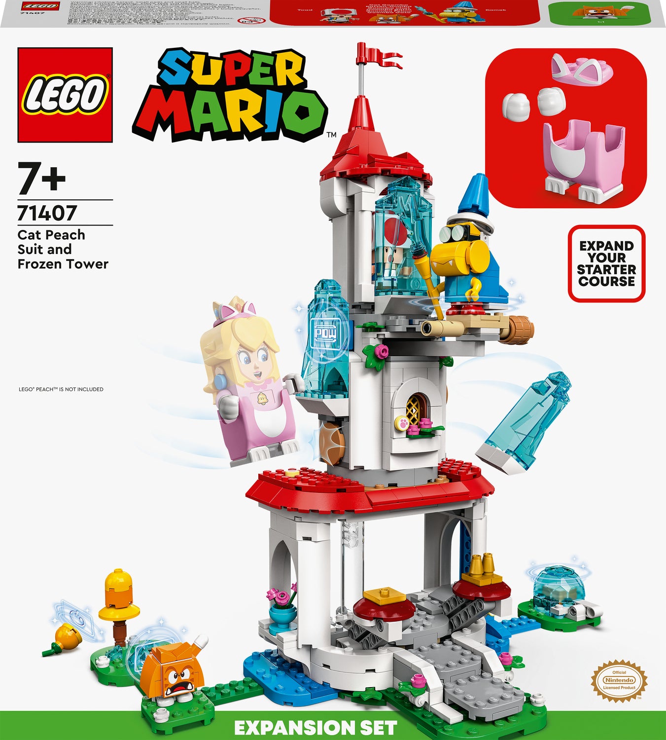 LEGO Super Mario Cat Peach Suit & Tower Set