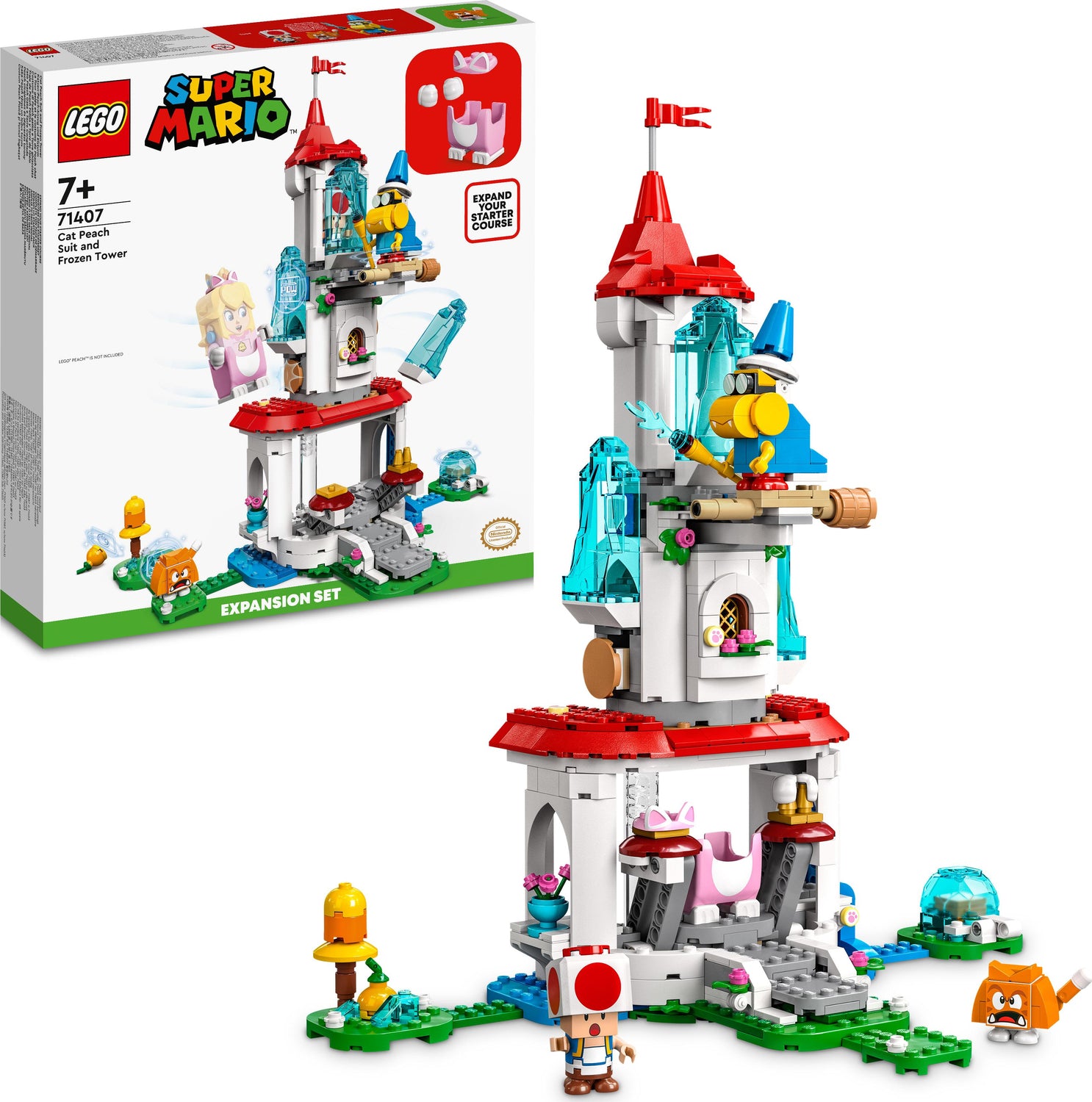 LEGO Super Mario Cat Peach Suit & Tower Set