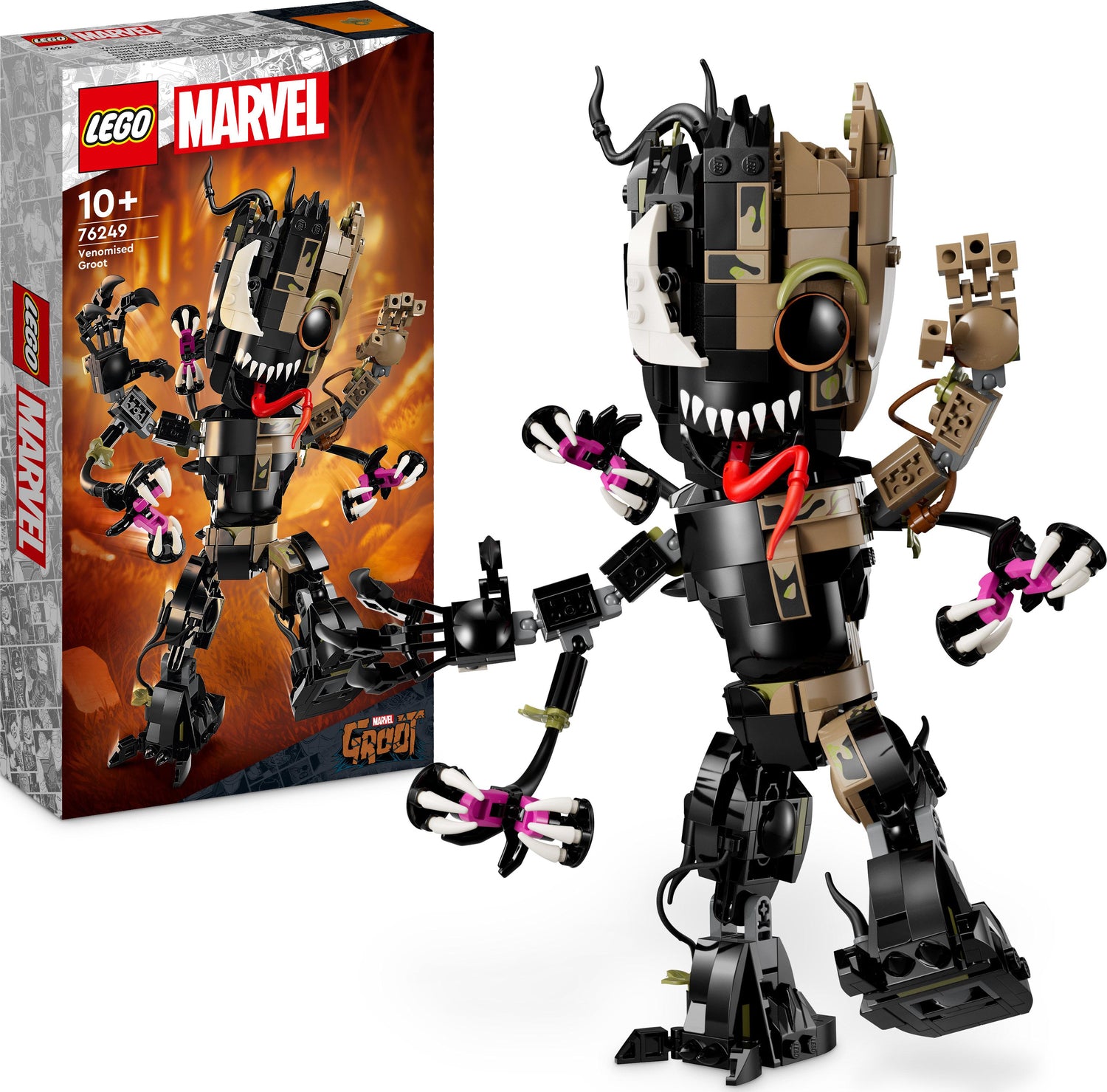 LEGO Marvel Venomised Groot Toy Figure Set