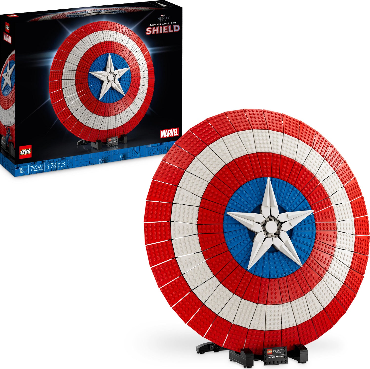 LEGO Marvel Captain America's Shield Set