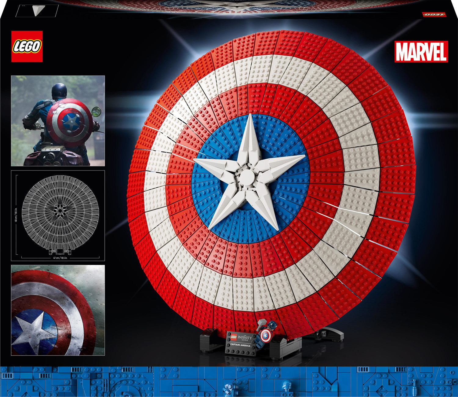 LEGO Marvel Captain America's Shield Set