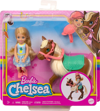 Barbie Chelsea Club Doll And Pony