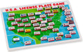 U.S.A. License Plate Game Travel Game