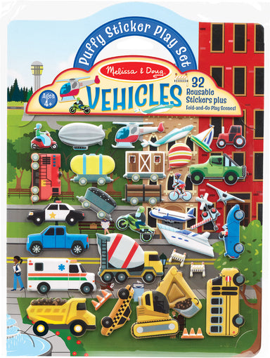 Puffy Sticker Play Set - Vehicles