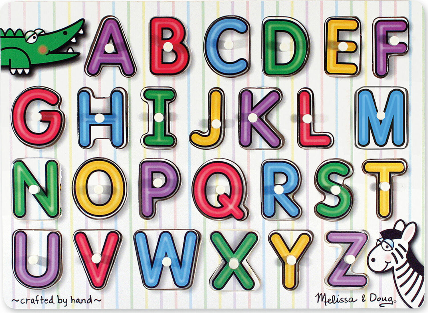 See-Inside Alphabet Peg Puzzle - 26 pieces