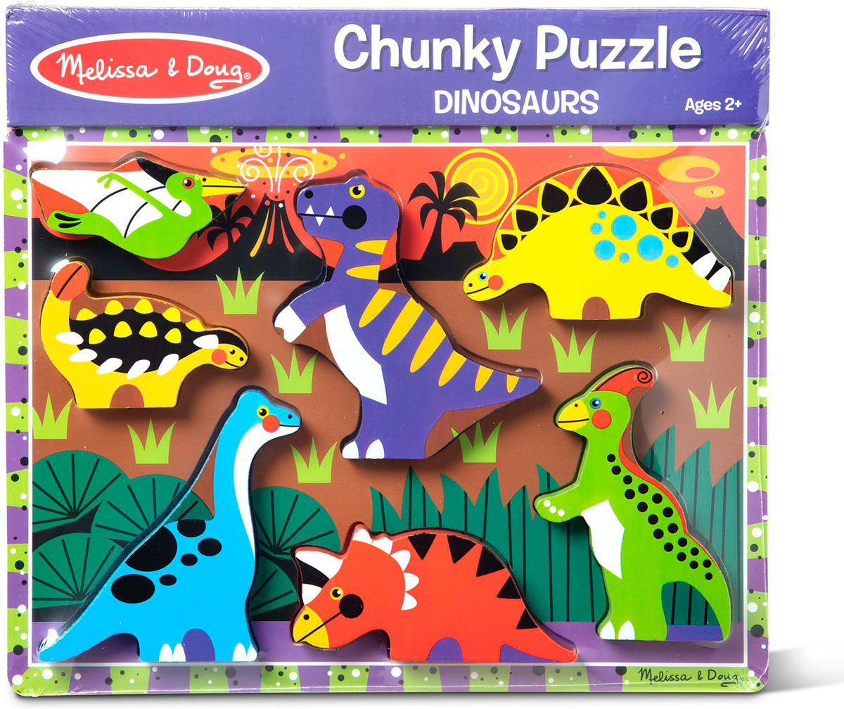 Dinosaurs Chunky Puzzle — Piccolo Mondo Toys
