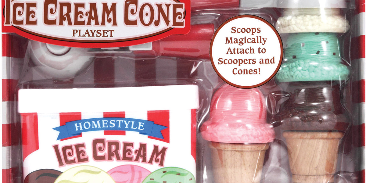 Scoop Stack Ice Cream Cone Playset Piccolo Mondo Toys