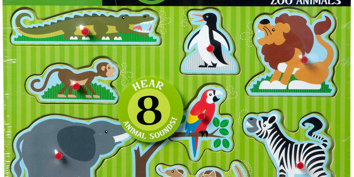Zoo Animals Sound Puzzle — Piccolo Mondo Toys