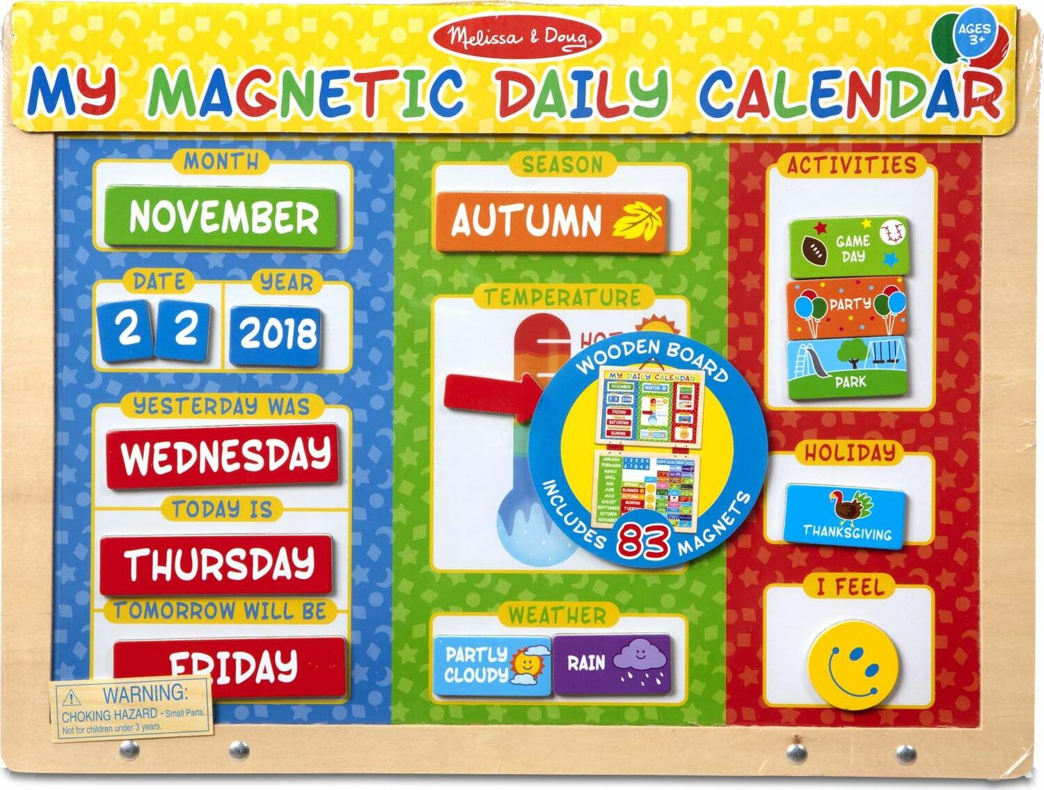 My First Daily Magnetic Calendar