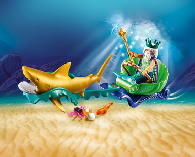 King Of The Sea With Shark Carriage