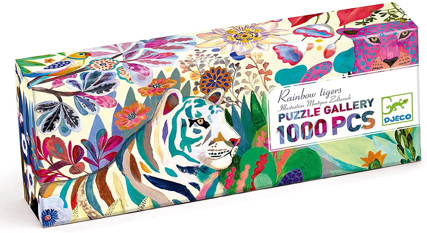 Puzzle Rainbow Tigers 1000 piéces – Djeco - Bo'Jeux 85