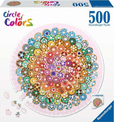 Circle of Colors: Donuts (500 pc Round Puzzles)