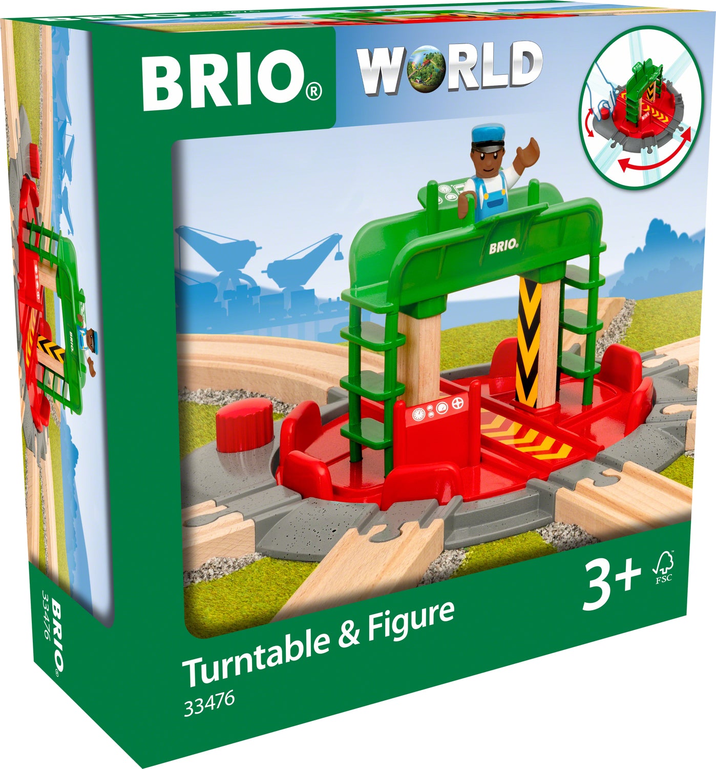 BRIO Turntable & Figure (Accessory)