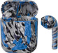 Blue Tie Dye Earbuds