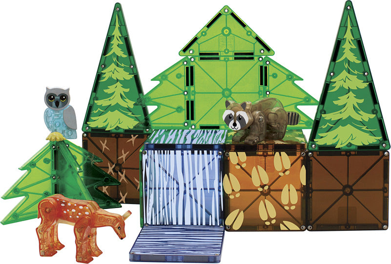 MAGNA-TILES Forest Animals 25-Piece Magnetic