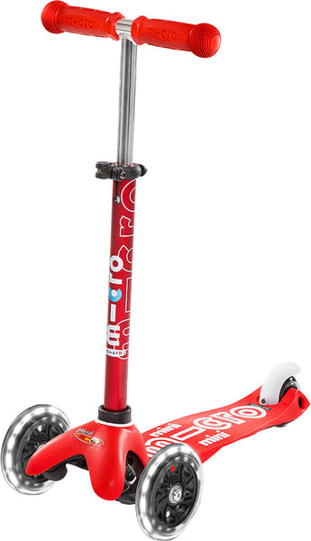 Micro Mini Deluxe LED Red Scooter — Piccolo Mondo Toys