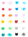 Cat Parade Twist-Up Watercolor Gel Crayons - Set of 12