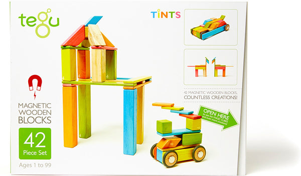 Tegu Robo Magnetic Wooden Block Set by Tegu [並行輸入品] Tegu - Robo Magnetic Wooden Block Set