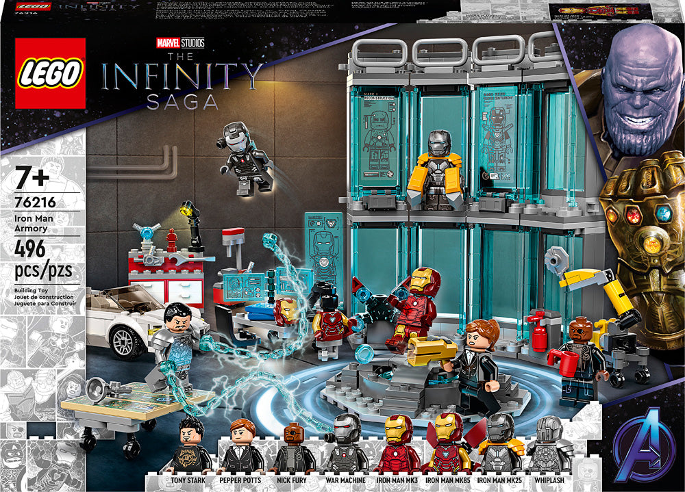 Iron Mans vapenförråd 76216 | Marvel | Official LEGO® Shop SE