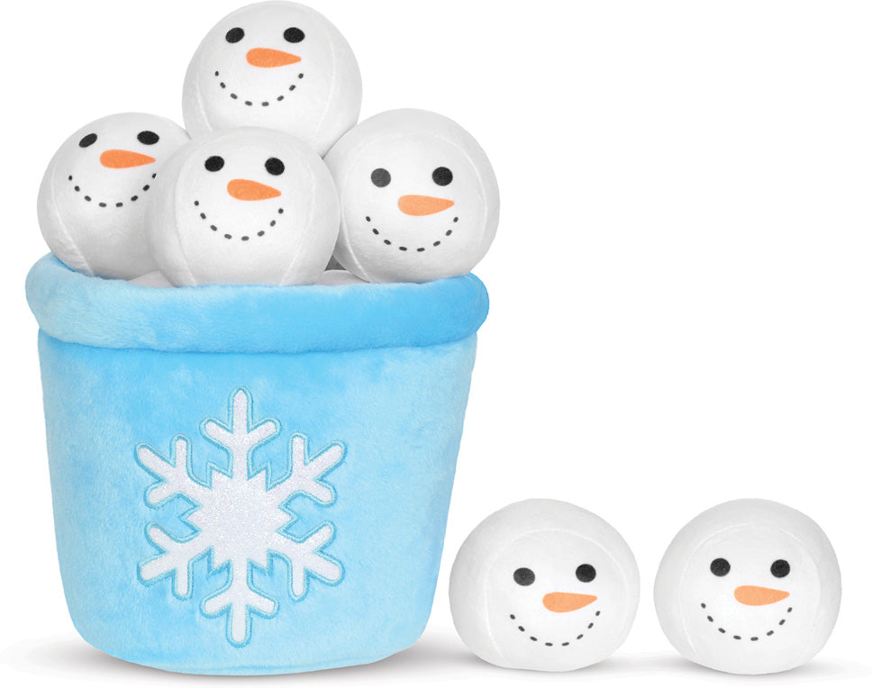 Toys, New Holiday Time Indoor Snowball Fight 24 Soft Snowballs Snowtime