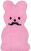 Bunny Cookie Furry Pillow - Pink
