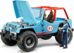 Bruder Jeep Cross Country Racer w/ Driver - Blue