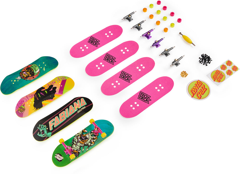 Tech Deck Ultra DLX Fingerboard 4 Pack Piccolo Mondo Toys