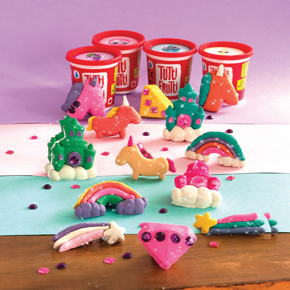 Tutti Frutti Sparkling Unicorns Bucket Dough Kit