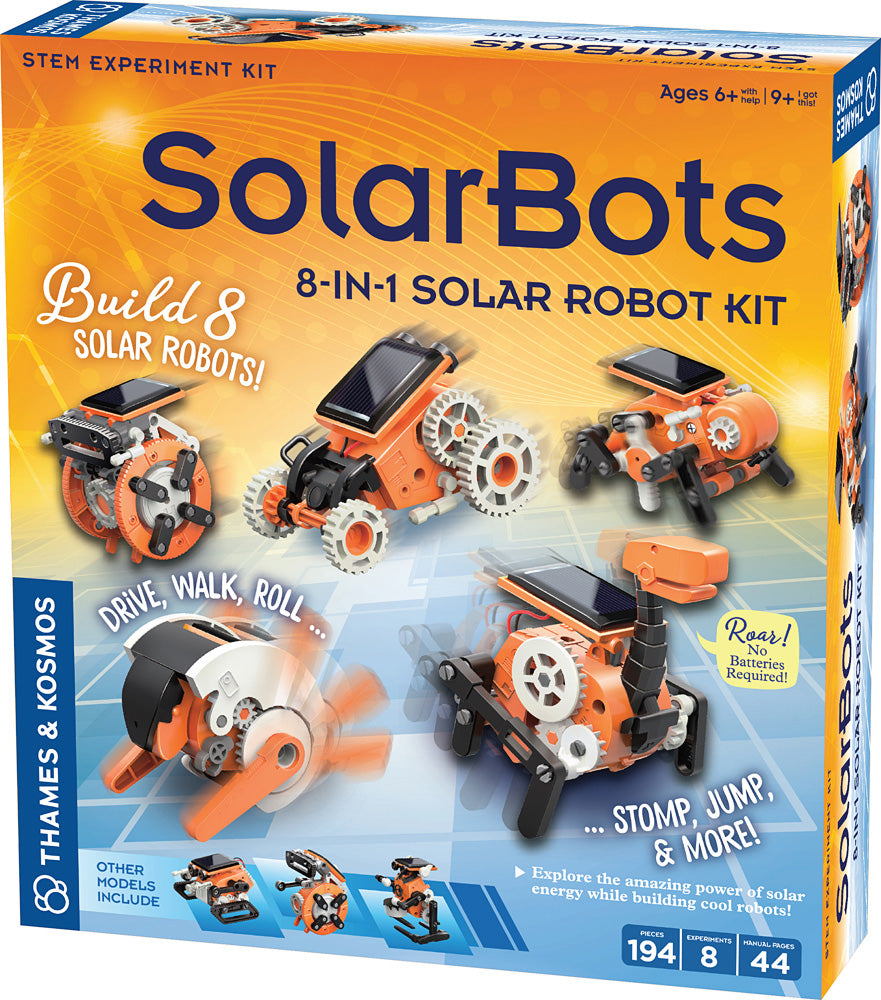 SolarBots - 8-in-1 Solar Robot Kit