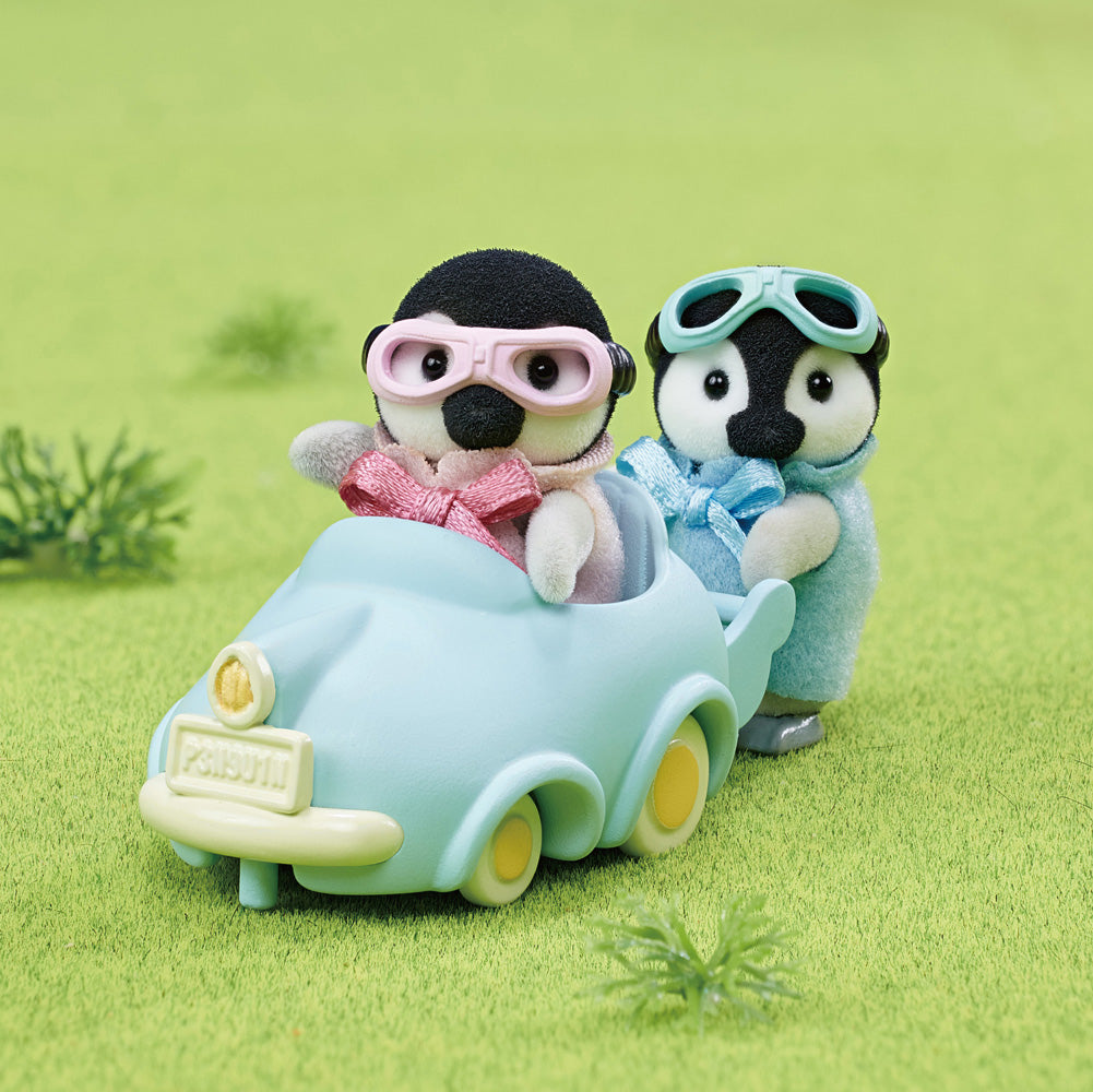 Calico Critters Penguin Babies Ride 'n Play