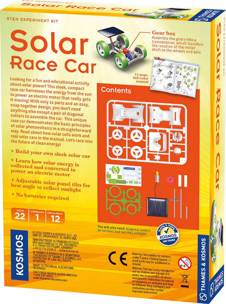 Solar Race Car STEM Kit