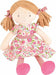 Fran Light Brown Hair with Dark Pink & Green Dress