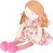 Fran Light Brown Hair with Dark Pink & Green Dress