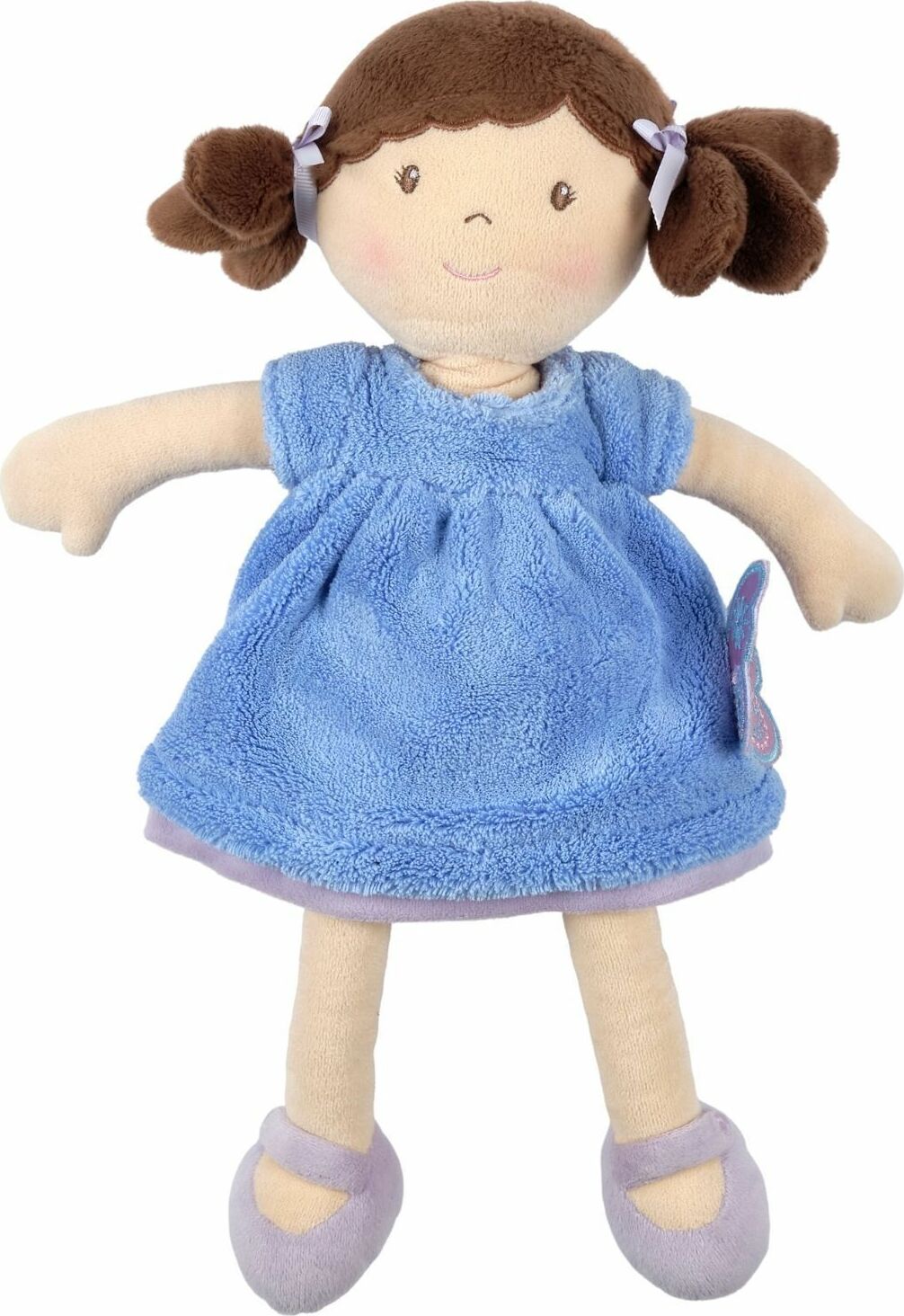 Pari Brown Hair with Blue & Purple Dress