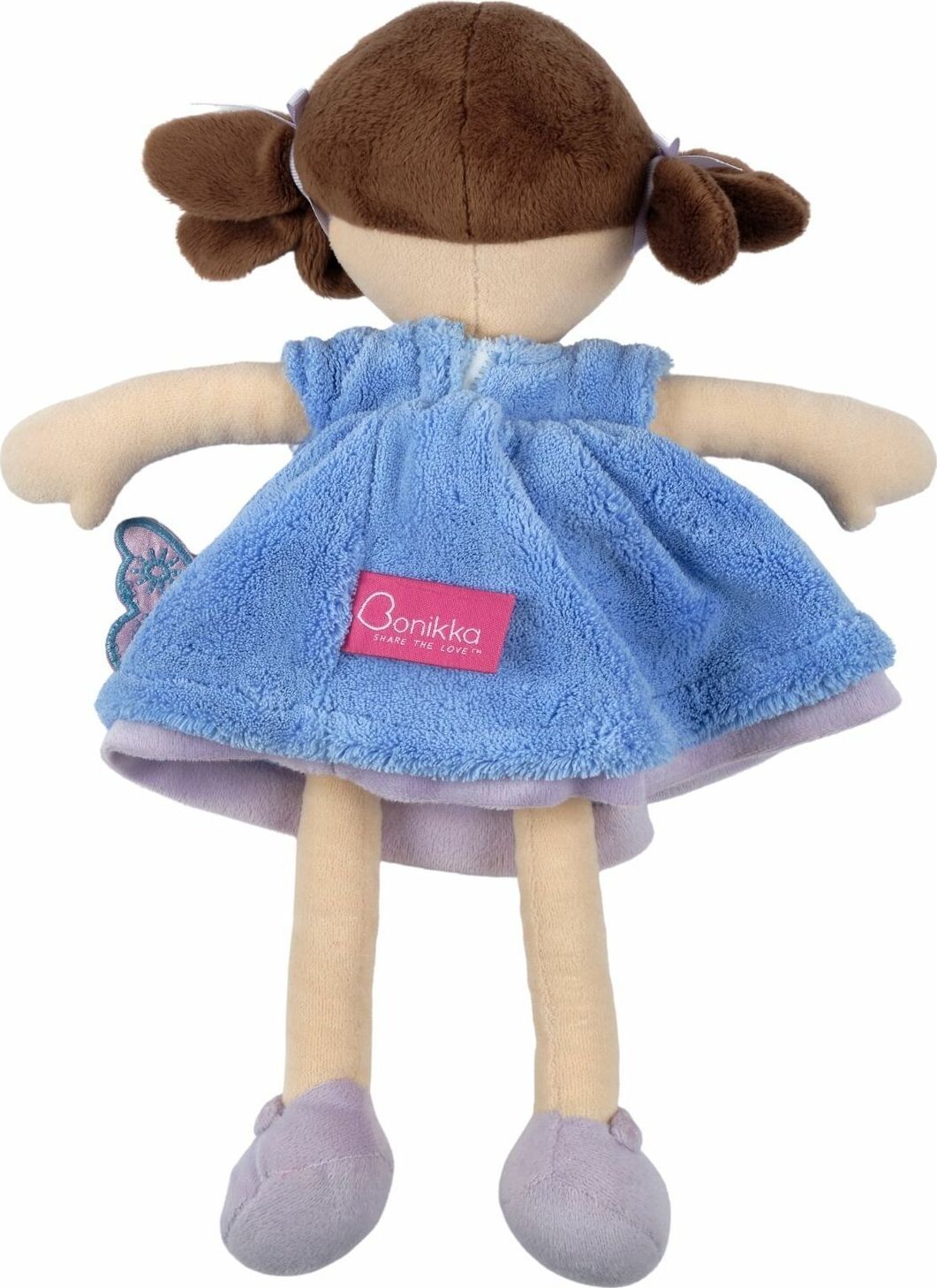 Pari Brown Hair with Blue & Purple Dress