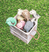 Hippo Natural Organic Rubber Teether, Rattle & Bath Toy 