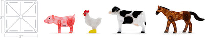 Magna-Tiles: Farm Animals (25-Piece Set)